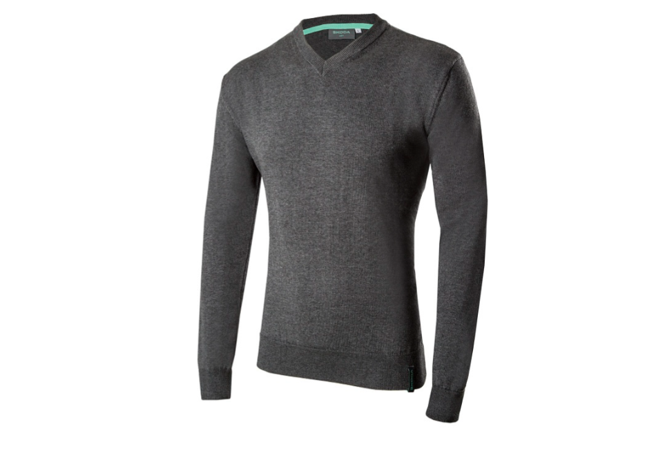 Пуловер мужской gray melange (M) SKODA