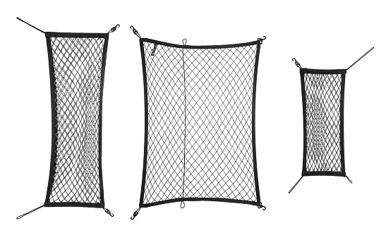 Комплект сеток багажника KODIAQ 5-мест с запасным колесом серебристые