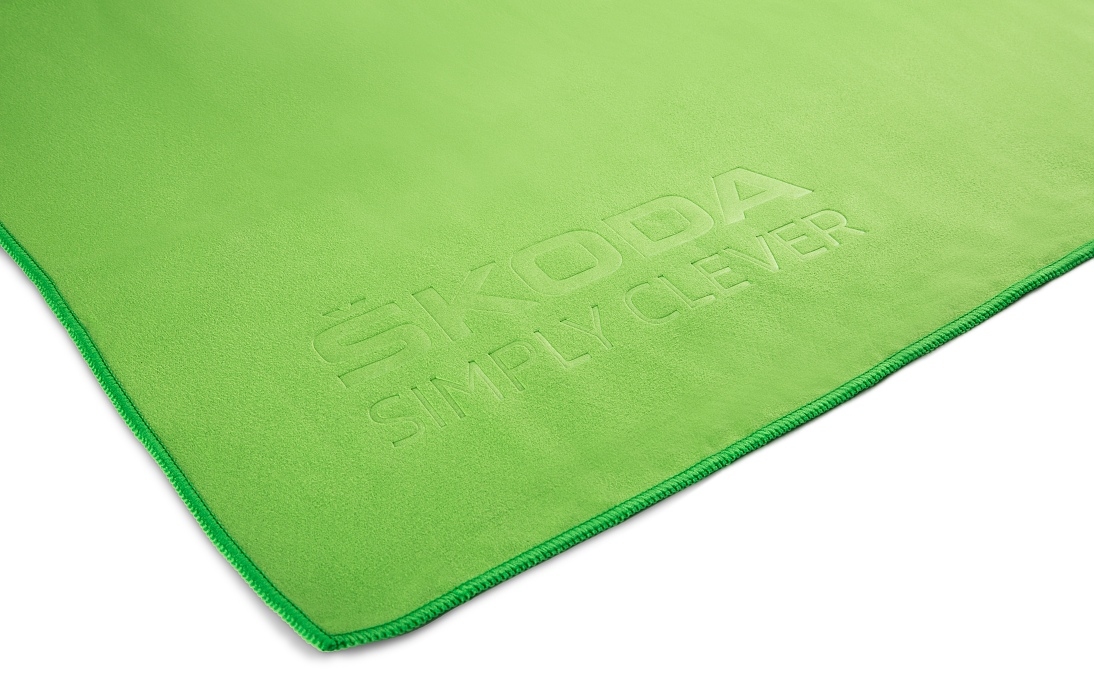 Полотенце функциональное зелёное (XL) SKODA
