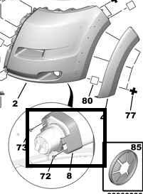 SUPORT DE FIX PROIECTOR LUMINA A/C JUMPER III