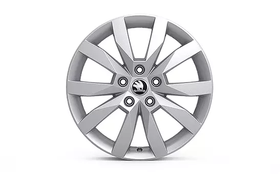 Janta aliaj Silver 6JX17 ET48 CRYSTAL /OCTAVIA A7 