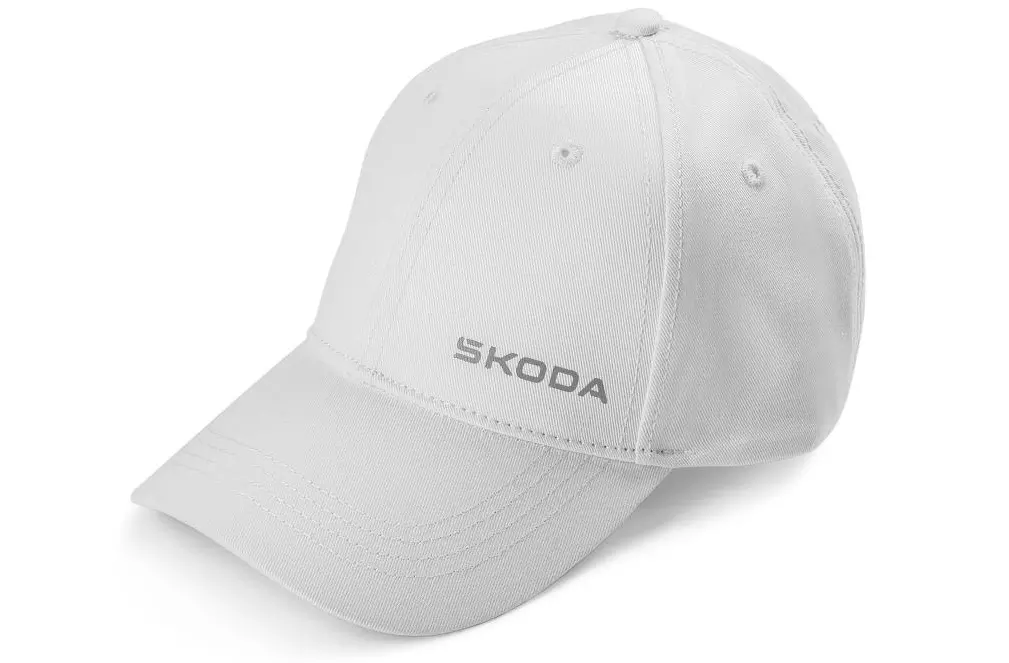 Бейсболка белая SKODA в Молдове