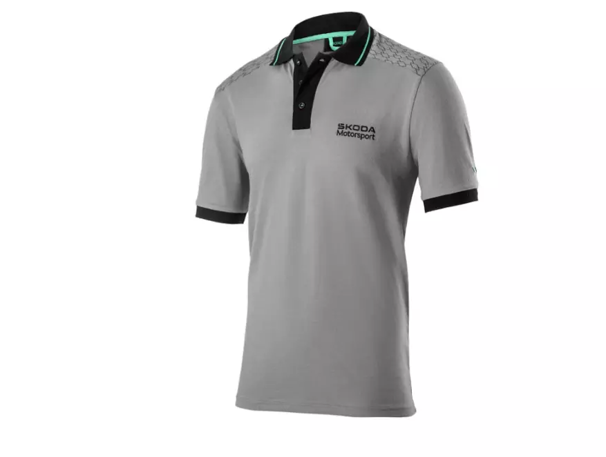 Tricou barbati Black/Grey (XXL) SKODA Motorsport