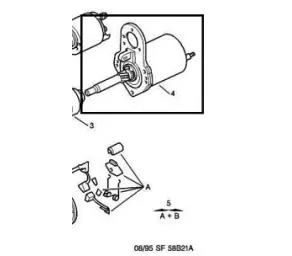 Редуктор стартера Berlingo/Xsara/C5/C15/Jumpy (Valeo D6 RA10 в Молдове