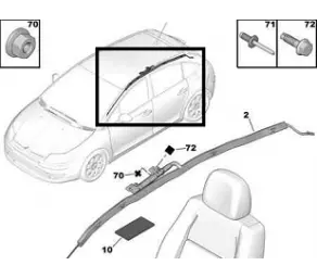 AIRBAG LATERAL P/T DREAPTA C4 în Moldova