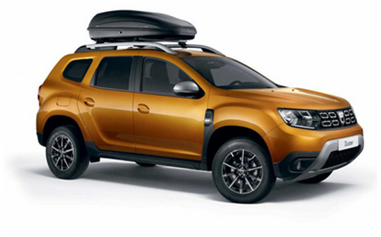 Бокс на крышу 400L Dacia