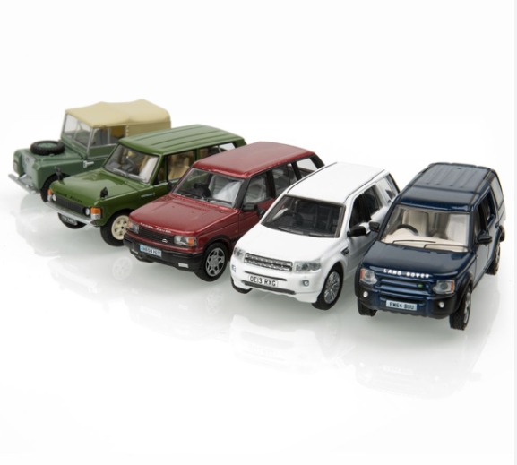 Model de mașină Land Rover, set de 5 bucăți